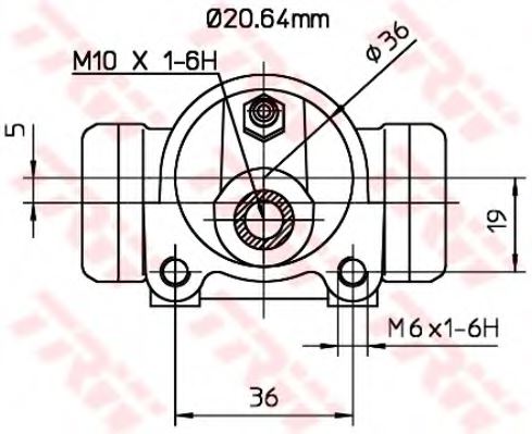 TRW BWF279 Wheel Brake Cylinder